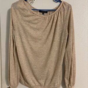 Green Envelope Cream Speckled Top